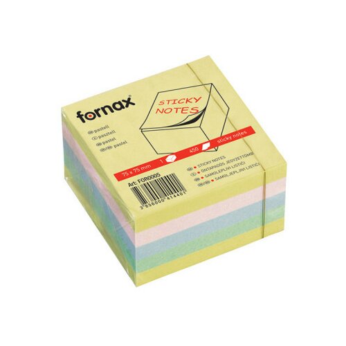 Fornax kocka samolepljivi listići 450 lis, 75x75 pastel 414401 ( 7706 ) Cene