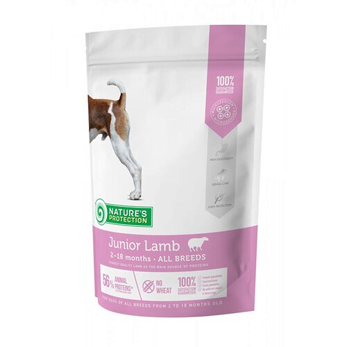 Natures Protection np junior lamb 2-18 months all breeds 500 g Cene