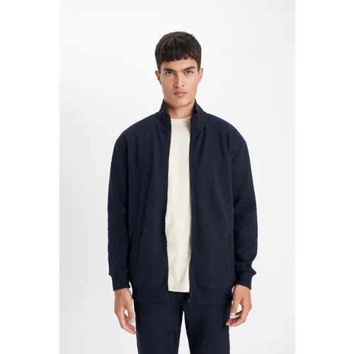 Defacto Standard Fit Turtleneck Knit Cardigan