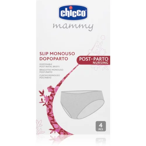 Chicco Mammy Disposable Post-Natal Briefs poporodne spodnjice velikost 3 (38-40) 4 kos