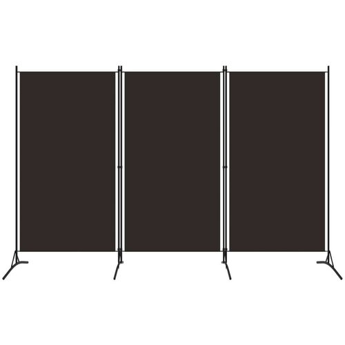 vidaXL Paravan 3-delni rjav 260x180 cm Cene