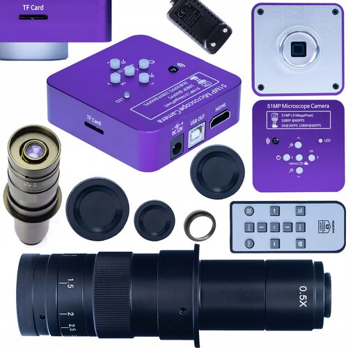 Rosfix digitalni mikroskop povečava 180X puppis camera pro hdmi usb sd 51MP 2IN1, (22084152) Cene