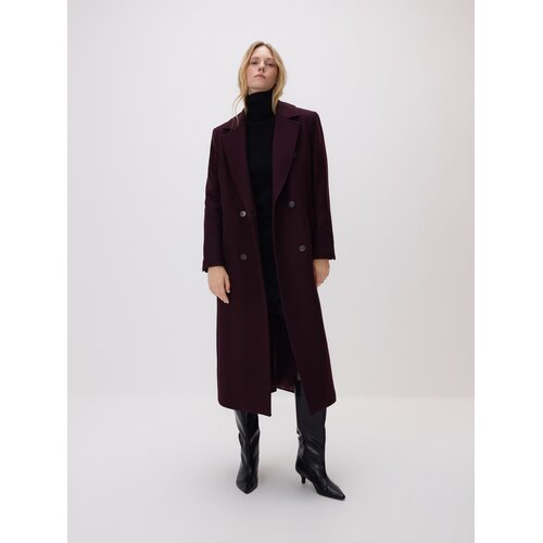 Reserved LADIES` COAT & BELT - bordo Cijene