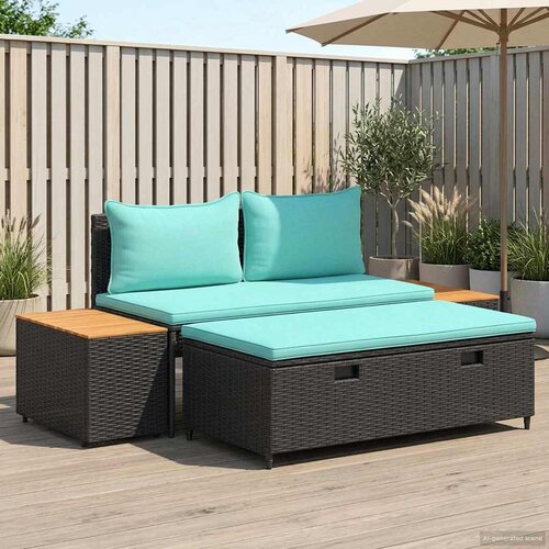  Set vanjskih sofa 4 -Seater 4 pcs 55 x 30 x 39 cm Slike