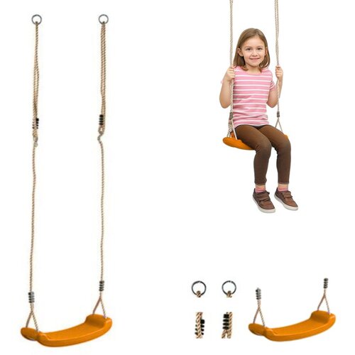 Monkey Gym Gugalni sedež deska plastični Zabaven - oranžen, (5000077118) Cene