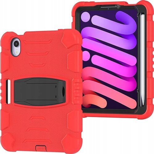JTech Ohi&scaron;je za iPad Mini 6. generacije 2021 Rugged s stojalom Red, (22025309) Cene