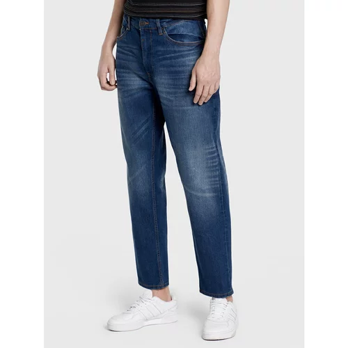 Blend Jeans hlače Thunder 20713658 Mornarsko modra Regular Fit
