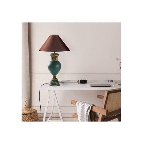 Opviq ELEGANZE-5323 greenbrown table lamp Slike