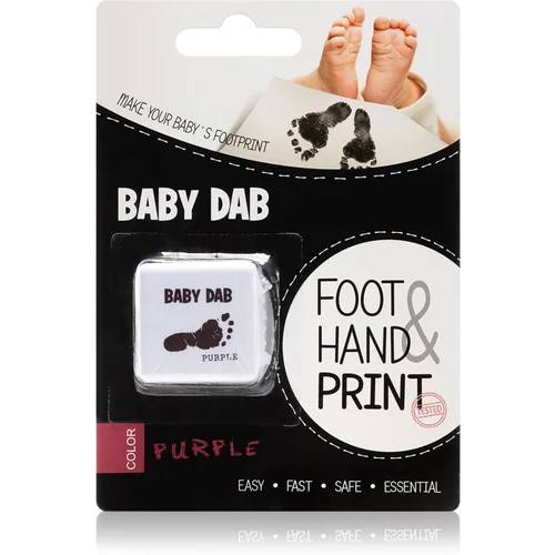 Baby Dab Foot & Hand Print Purple boja za dječje otiske