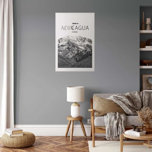  Plakat - The majestic peak of Aconcagua mountain crown mountain landscape 29.7x42 Bez okvira s margom Cene