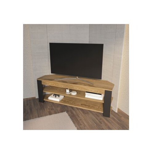 Hanah home tv polica rita oud oak anthracite Cene