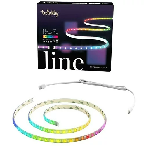 TWINKLY Set za produljenje LED trake Line (Bijele boje, Područje uporabe: U zatvorenom, 1,5 m, Boja svjetla: RGB)