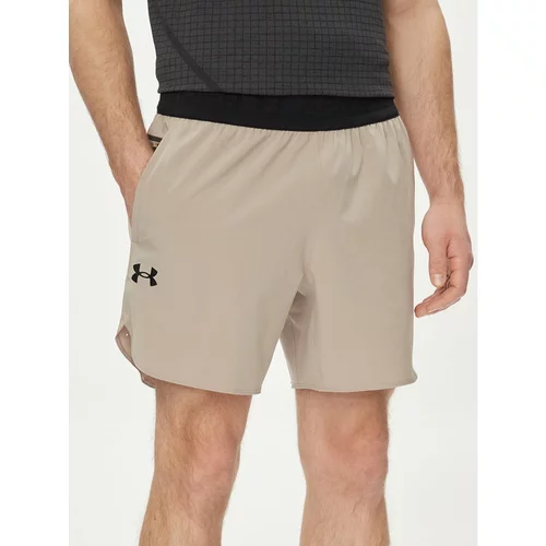 Under Armour Športne kratke hlače Ua Peak Woven Shorts 1376782-203 Siva Fitted Fit