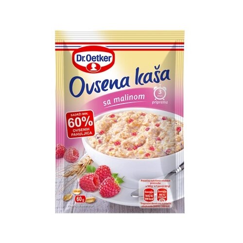Dr. Oetker ovsena ka&amp;scaron;a maline 60g Slike