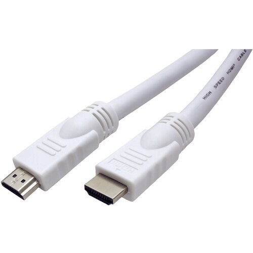 Value hdmi priključni kabel hdmi-a vtič 20.00 m bela 11.99.5720 za&amp;scaron;čiten hdmi kabel, (20421224) Slike