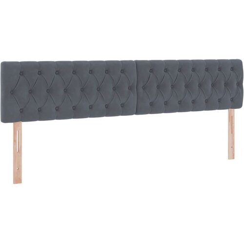 VidaXL krevet s od storage s madracem tamno siva 200 x 200 cm bar&amp;scaron;un Slike