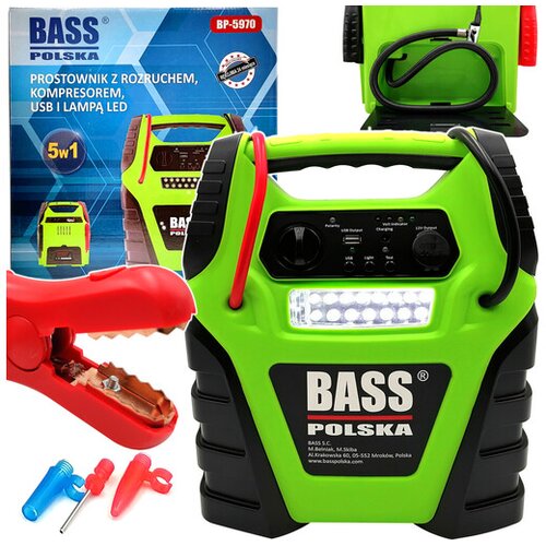 Bass_Polska BASS POLSKA 4v1 LED booster 900A zaganjalec Jump Starter 17000mAh polnilec 5970 Cene