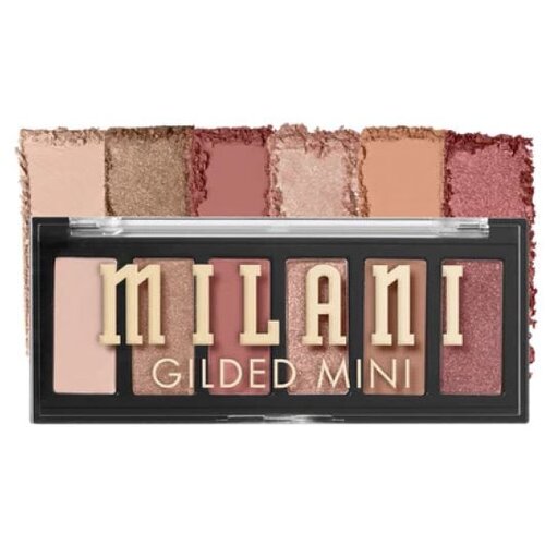 Milani mini paleta senčil - Gilded Mini Eyeshadow Palette - 120 It's All Rose Cene