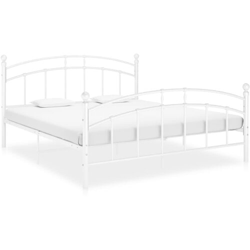 Furnova Posteljni okvir bel kovinski 160x200 cm, (21931626) Slike