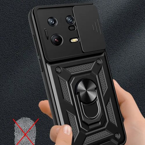 Techsuit serija CamShield za&amp;scaron;titna maskica za Xiaomi 13 Pro &amp;ndash; crna Slike