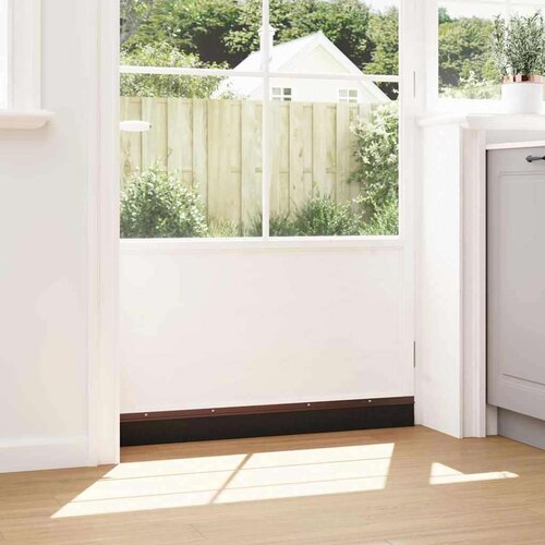  Držač četke za vrata 12 pcs Smeđa 100 cm Aluminijski legura Slike
