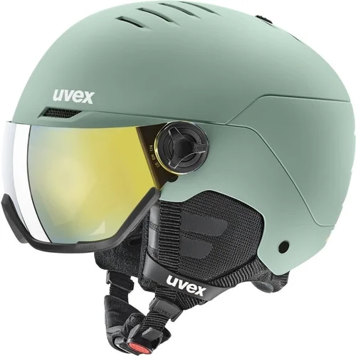 Uvex Wanted Visor Oxid Green Mat 58-61 cm Smučarska čelada