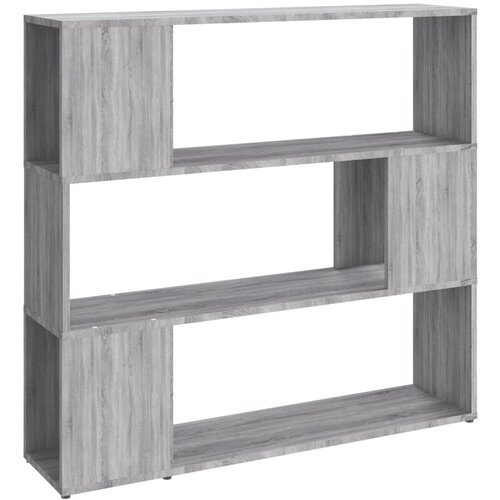 Maison Chic Knjižna omara - Knjižni regal siva sonoma 100x24x94 cm, (21723443) Slike