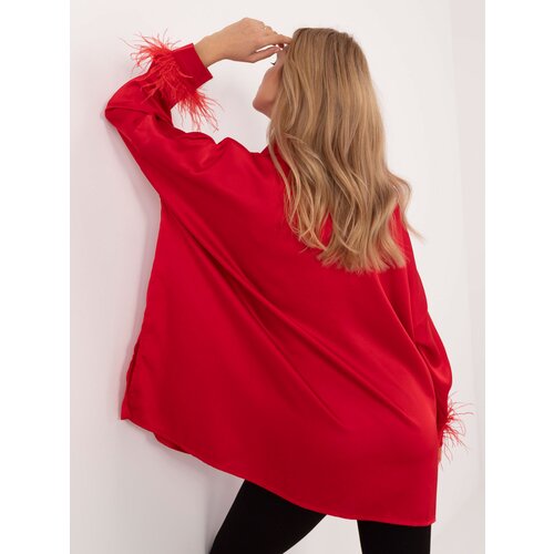 Italy Moda Shirt-DHJ-KS-16879.37-Red Slike