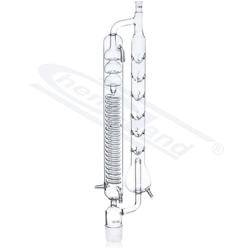 Aparatura za destilaciju dužine 400mm WS45/40 za tikvice do 10.000 ml zapremine, CHEMLAND Slike