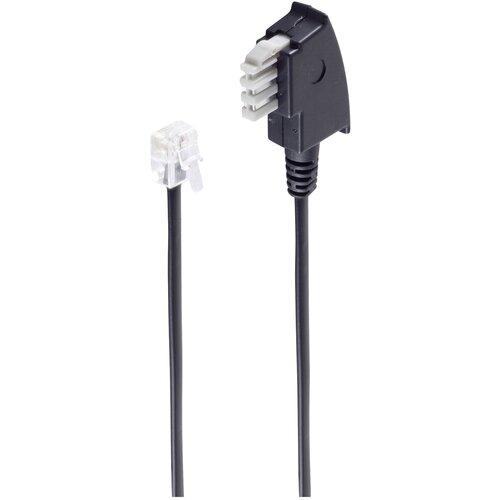 Shiverpeaks faks priključni kabel [1x moški konektor tae-n - 1x RJ11 vtič 6p2c] 3 m črna, (20411198) Cene