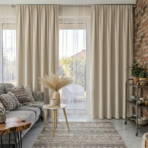  Zavjese u setu Blackout Beige (2 kom) 140x260 Cene