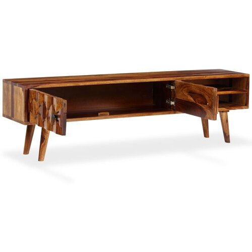 Maison Chic TV omarica - TV stojalo - Televizijska omarica trden palisander 140x30x40 cm, (21701158) Cene