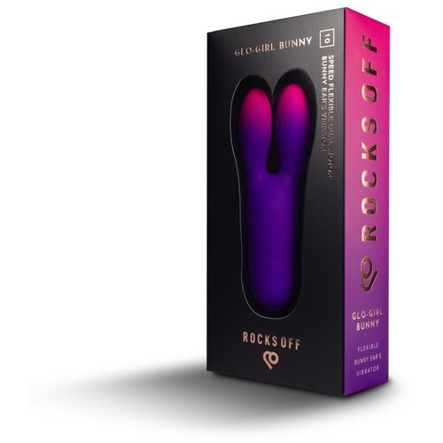 Rocks Off Ltd. Glo-Girl Bunny Purple Slike