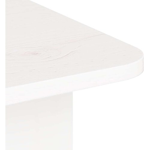  Kava Stol Bijelo 80 x 39,5 x 33,5 cm Masivna borovina Slike