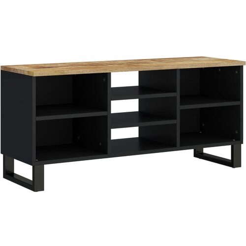 Maison Chic TV omarica - TV stojalo - Televizijska omarica 100x33x46 cm trden mangov les in inženirski les, (21698784) Cene