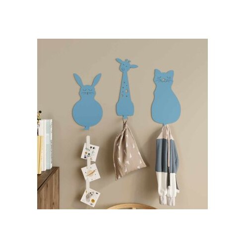Hanah home Čiviluk Animal Kingdom Blue Slike