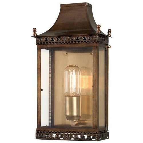 Elstead Lighting Elstead Regents Park Zunanja stenska svetilka z 1 lučjo, antična medenina, IP44, E27, (22100256) Cene
