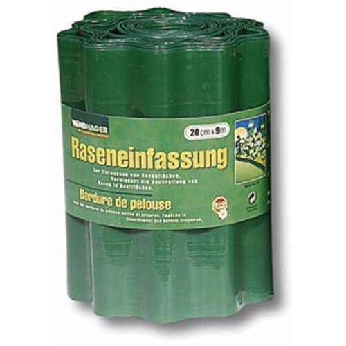 Windhager Rubna traka za travnjak (Zelene boje, D x V: 9 m x 20 cm, Plastika) Slike