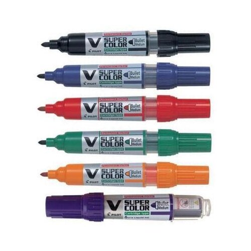  Marker pilot V Supercolor s okruglim vrhom, Plava Cijene
