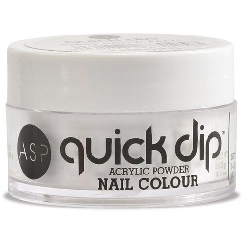 ASP Nega nohtov Farbliches Acrylpulver Quick Dip - First Snow Fall Bež Slike