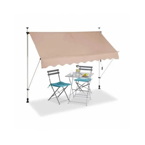 Balkonska Tenda 300x120cm Bež Cene
