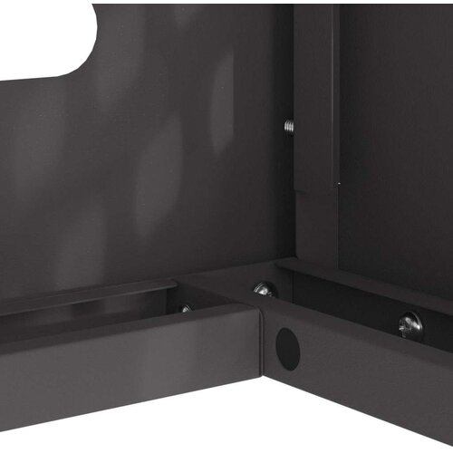 VidaXL Crna Metal 90 x 40 x 60 cm Pokrov za klima uređaj Pravokutni Slike