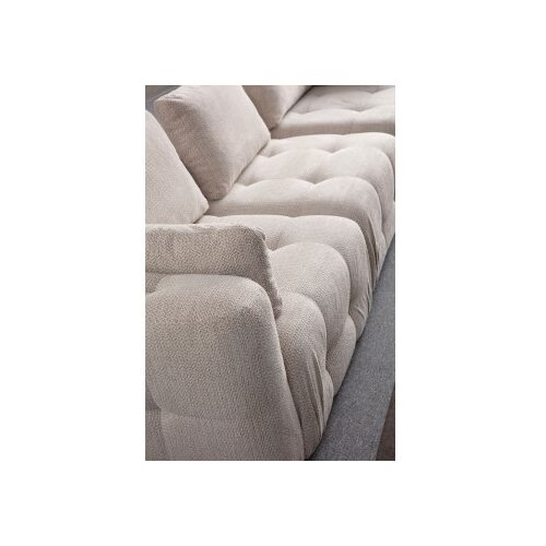 Atelier Del Sofa amaris 3 seater with pouffe beige ugaona sofa Cene