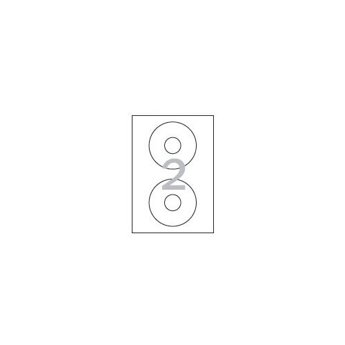 Optima etikete 654, premer 117 mm Slike