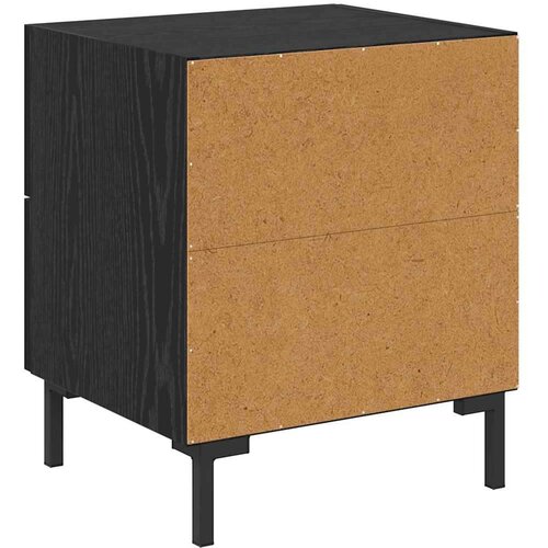  Noćni ormar s ladicama 2 pcs Crni hrast 40 x 35 x 47 5 cm Slike