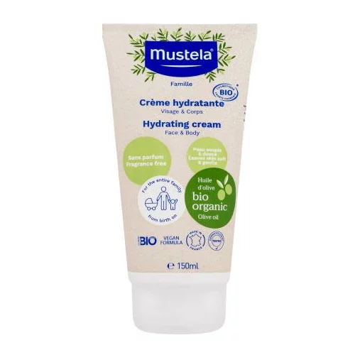 Mustela Bio Hydrating Cream vlažilna krema za obraz in telo 150 ml unisex