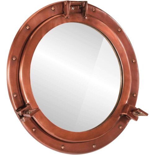  Zidno ogledalo Ø 50 cm od aluminija i stakla Cijene
