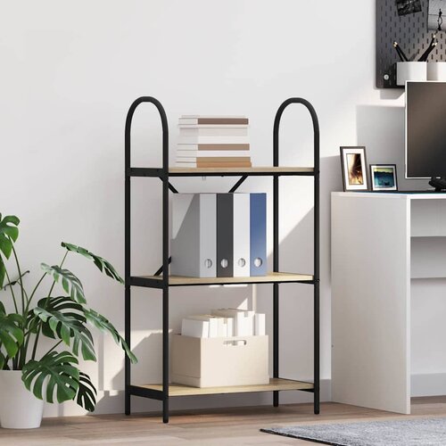 vidaXL Polica sonoma hrast 60 x 30 x 109 cm Konstruirano drvo Cijene