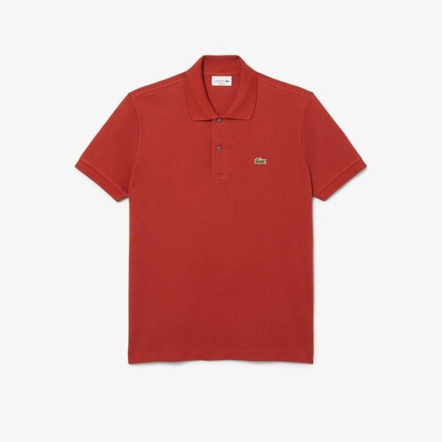 Lacoste Majice &amp;amp; Polo majice L1212 SHORT SLEEVED RIBBED COLLAR S Rdeča Slike