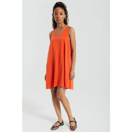 Legendww ženska haljina u narandžastoj boji 5666-9787-38 Slike